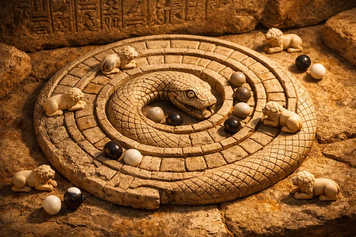 Mehen: The Coiled Serpent Game of Ancient Egypt